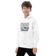 Load image into Gallery viewer, LBK Vibes Collection: Youth Hoodie w/ White Type